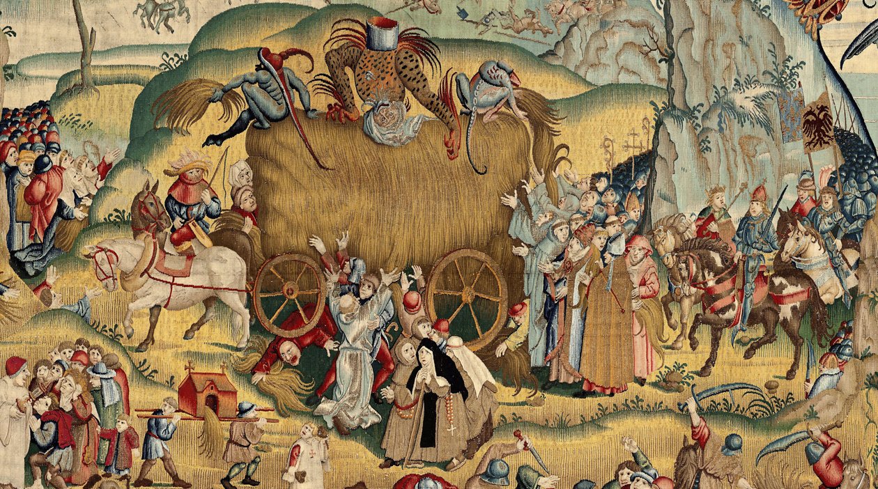 Tapestry Inspired by the Work of Hieronymus Bosch, c.1560 by Hieronymus (after) Bosch