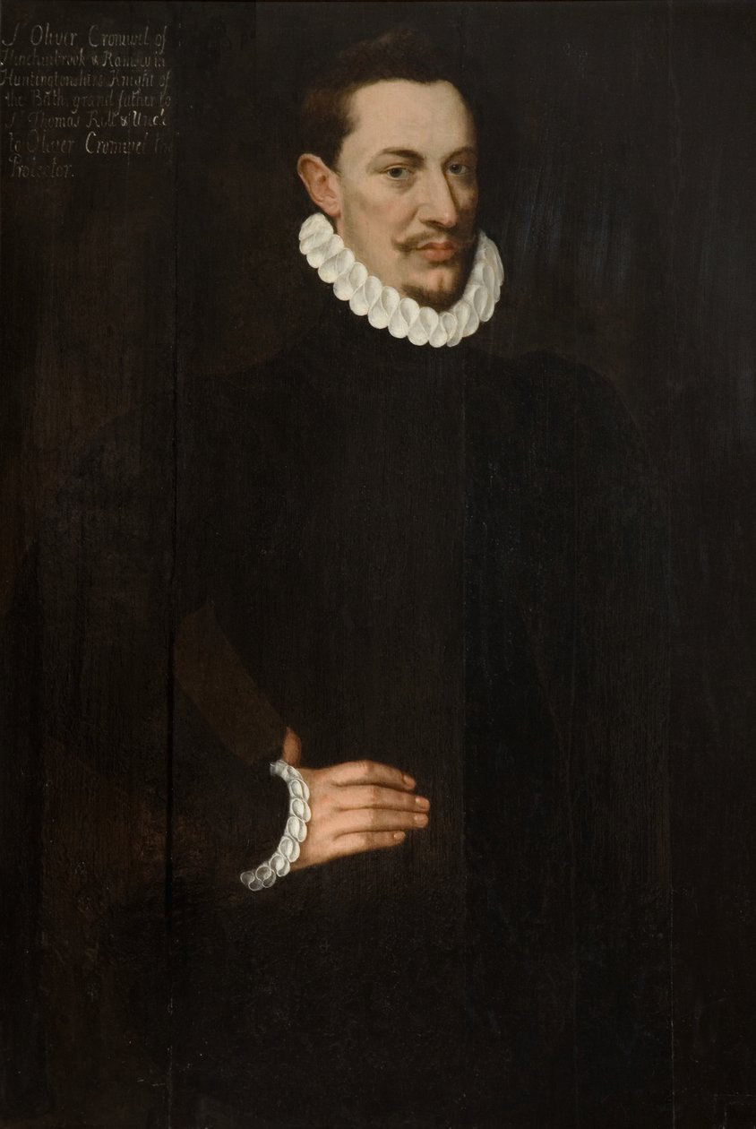 Sir Oliver Cromwell, c.1580 by Hieronymus (circle of) Custodis