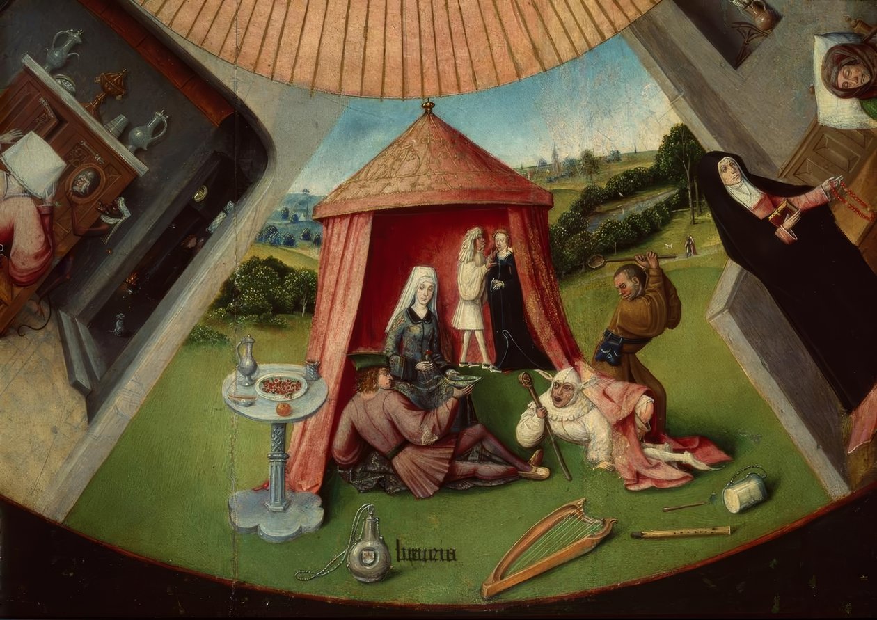 The Seven Deadly Sins and the Four Last Things by Hieronymus Bosch