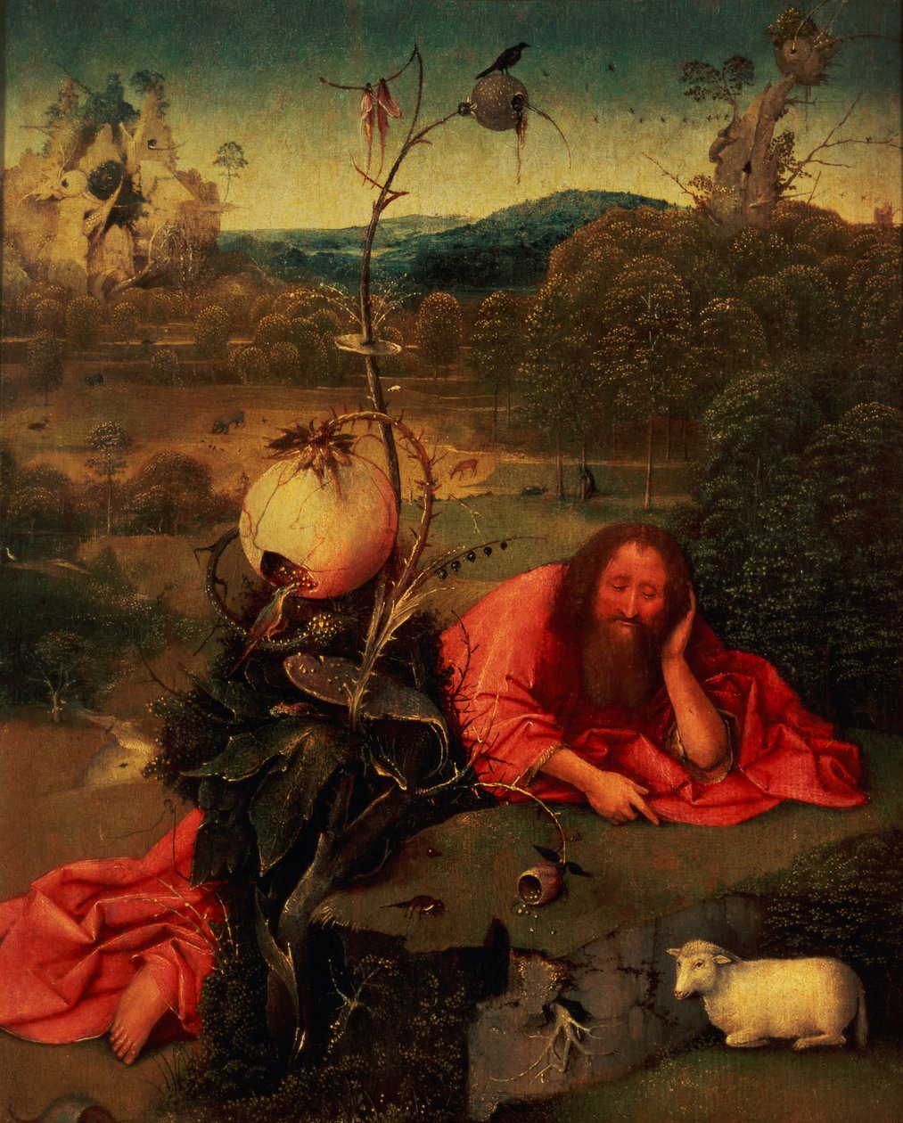 St. John the Baptist in Meditation by Hieronymus Bosch