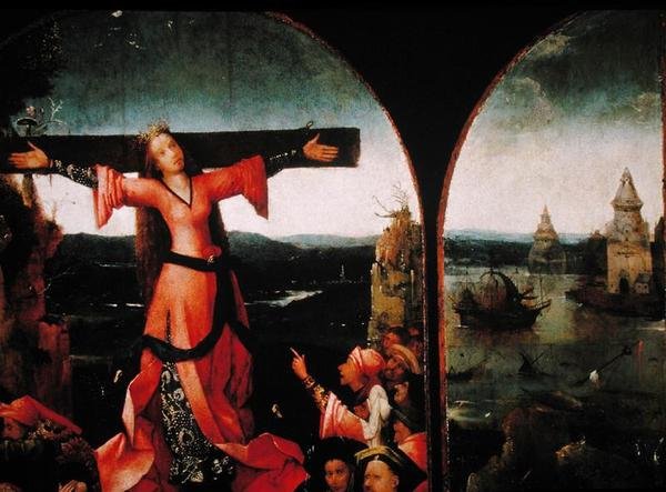 St. Liberata Triptych (detail) by Hieronymus Bosch