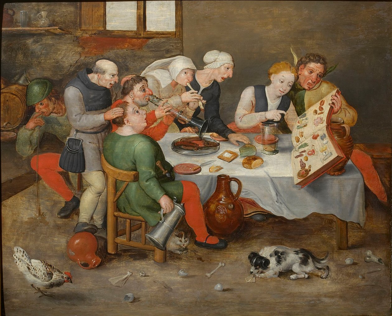 The Bacchus Singers, 1580 by Hieronymus, Bosch