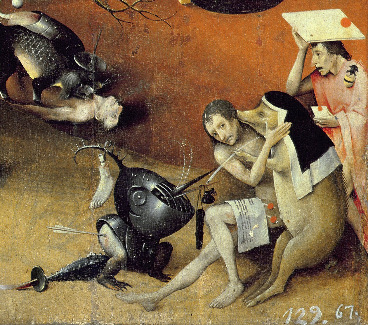 The Garden of Earthly Delights (detail) by Hieronymus Bosch
