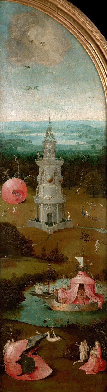 The Last Judgment Triptych (left panel) by Hieronymus Bosch