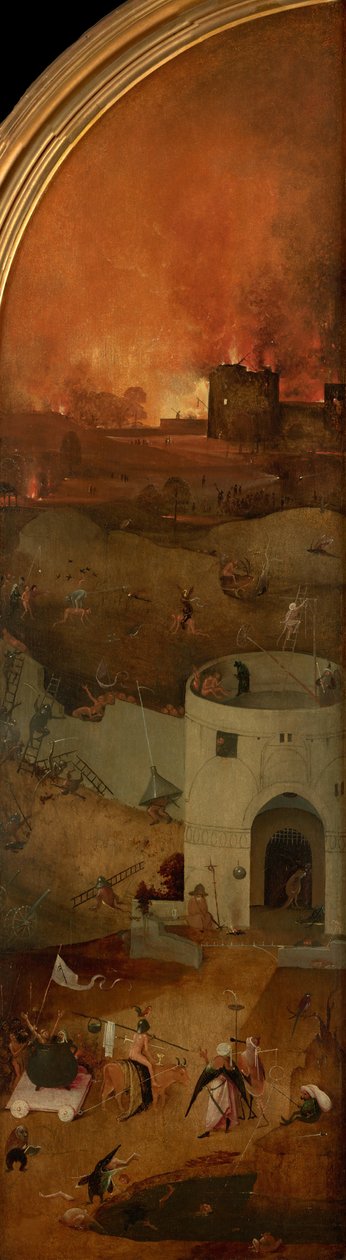 The Last Judgment Triptych (right panel) by Hieronymus Bosch