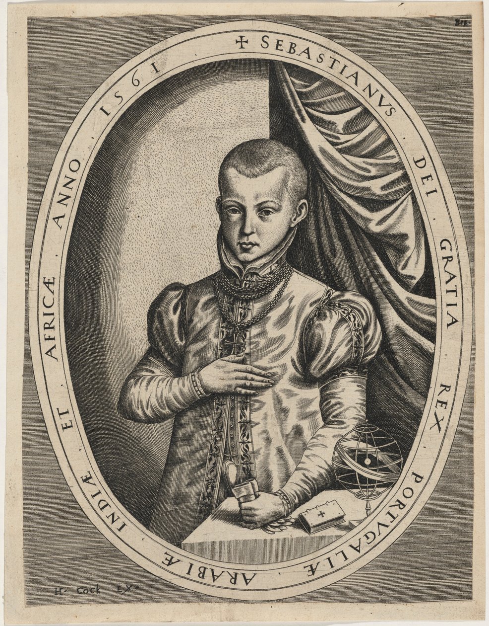 Sebastian, King of Portugal by Hieronymus Cock