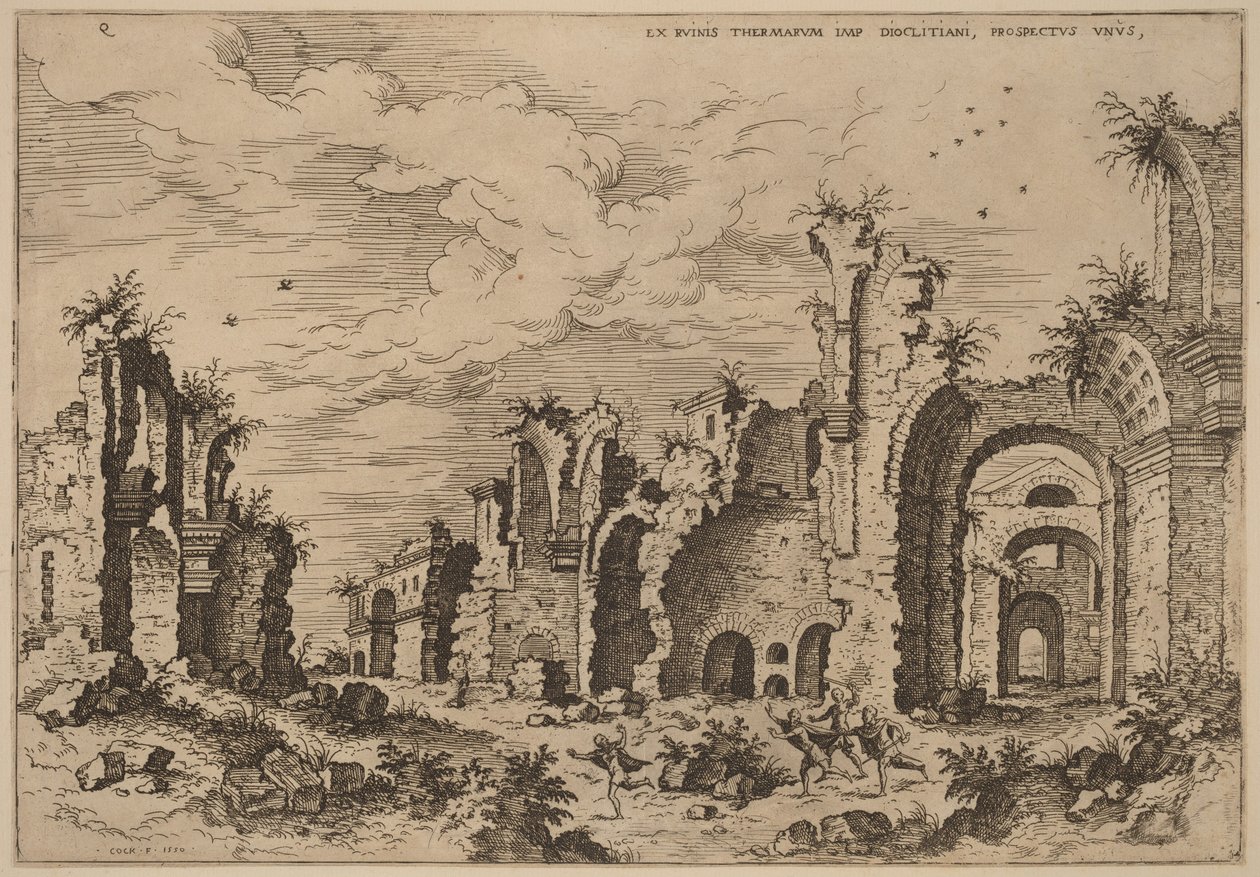The Baths of Diocletian by Hieronymus Cock