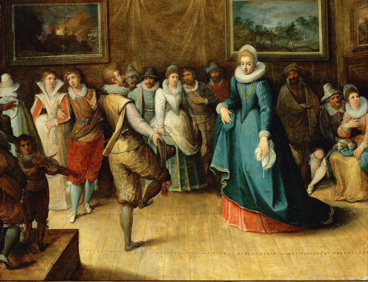A Dancing Party by Hieronymus Francken