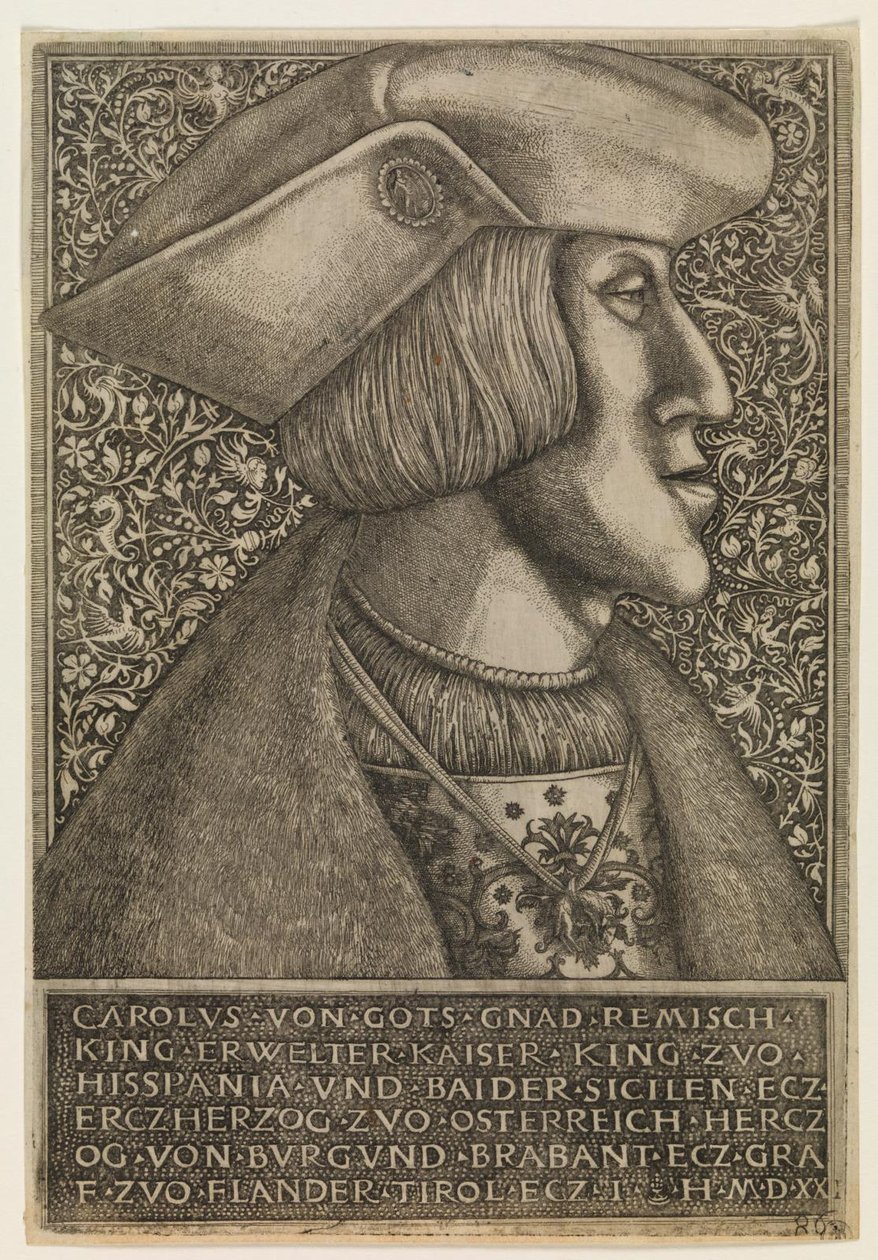 Charles V, Holy Roman Emperor by Hieronymus Hopfer