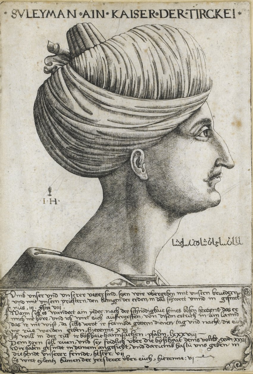 Sultan Suleiman I the Magnificent, ca 1530 by Hieronymus Hopfer