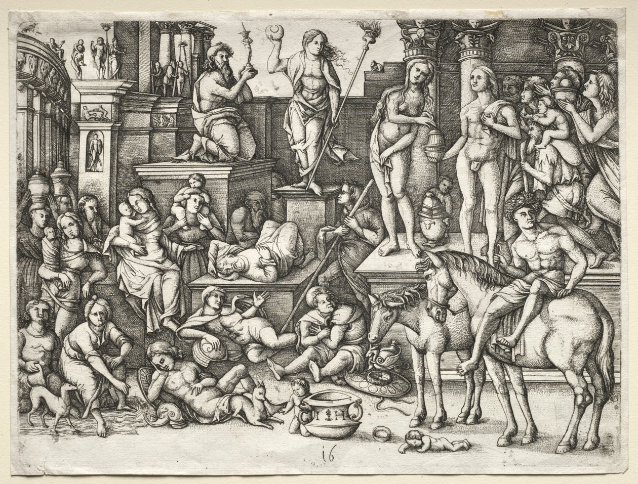 The Power of Love, or, Worship of Luna by Hieronymus Hopfer