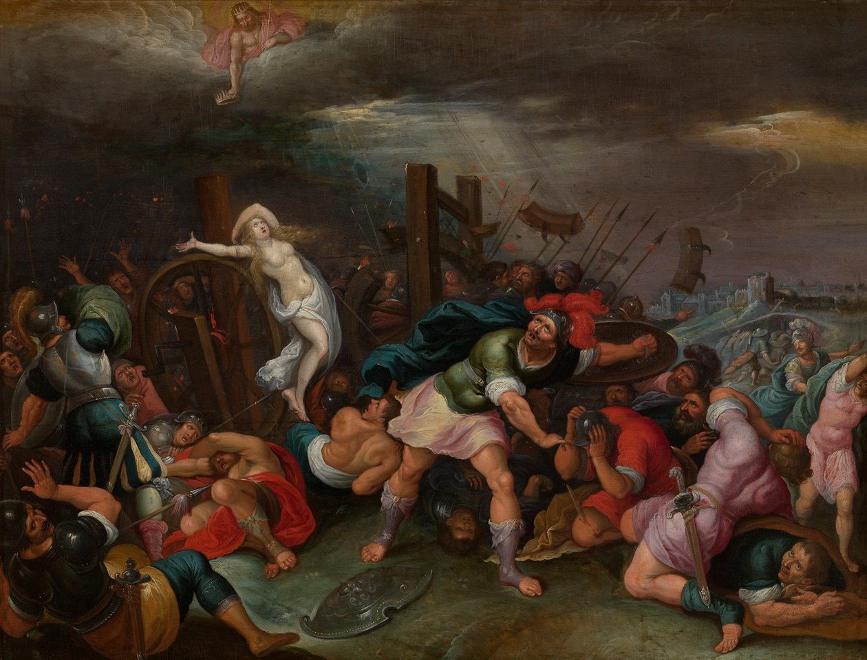 The Martyrdom of Saint Catherine of Alexandria by Hieronymus II Francken