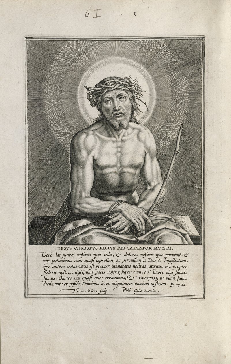 Ecce Homo by Hieronymus Wierix