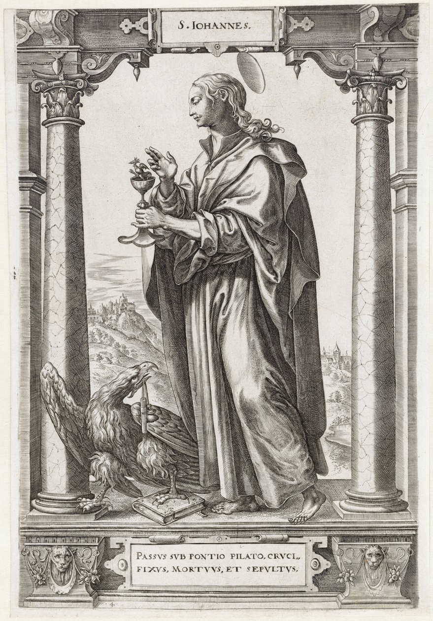 St. John the Evangelist by Hieronymus Wierix