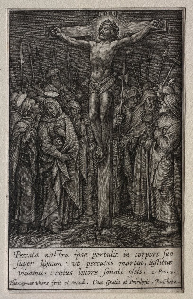 The Passion: The Crucifixion by Hieronymus or Jerome Wierix
