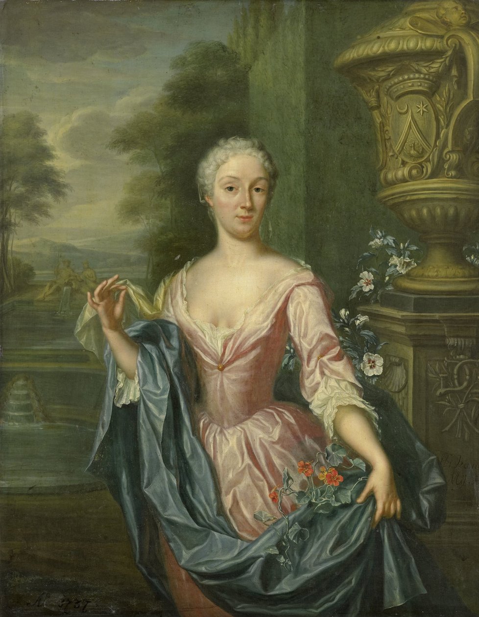 Portrait of Claudine van Royen, Wife of Pieter Teding van Berkhout by Hieronymus van der Mij