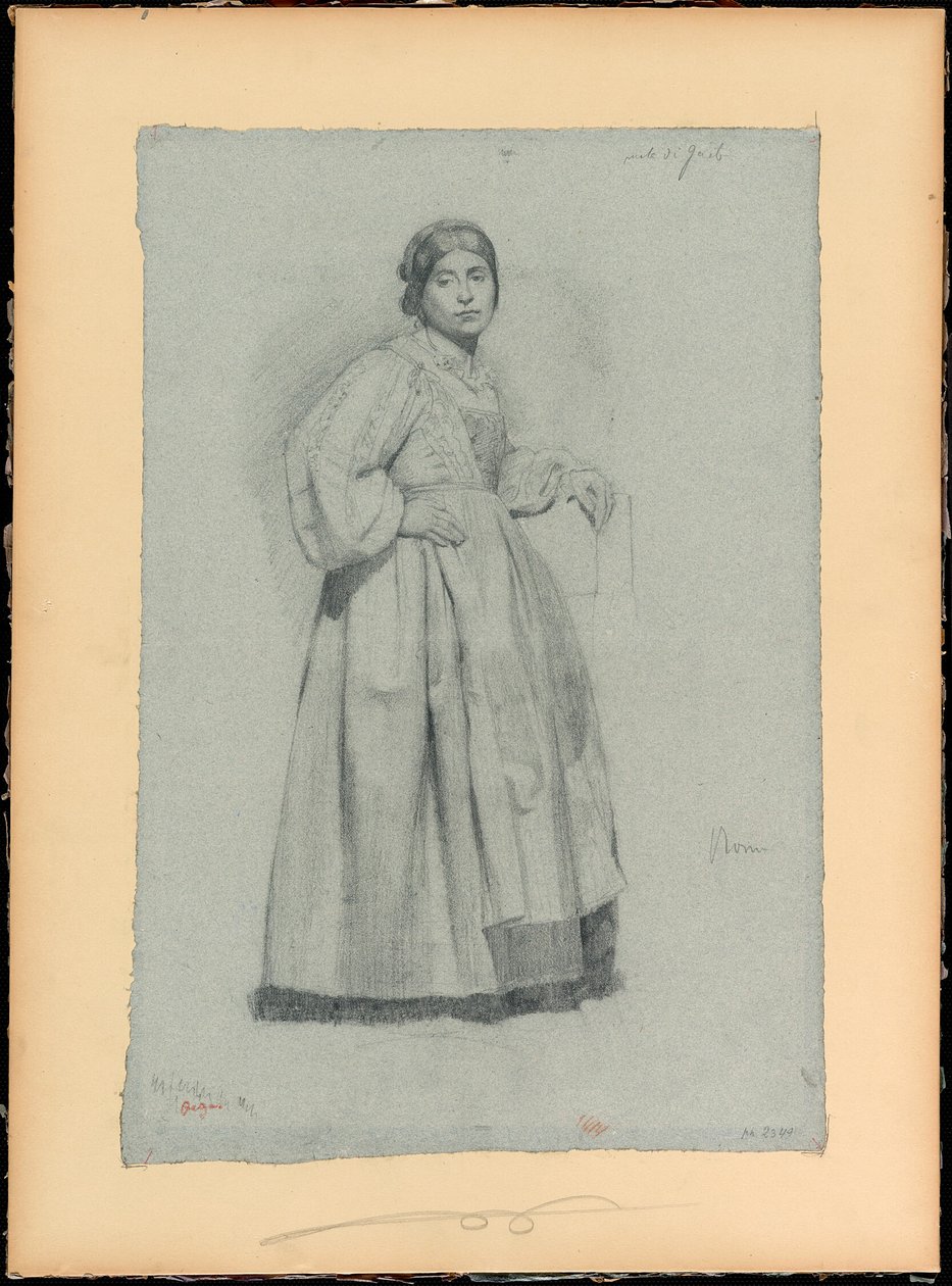 Italian (Gaeta) by Hilaire Germain Edgar Degas