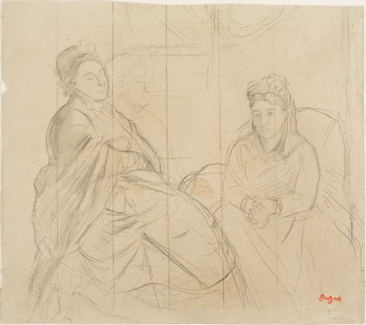 Madame Lisle and Madame Loubens by Hilaire Germain Edgar Degas