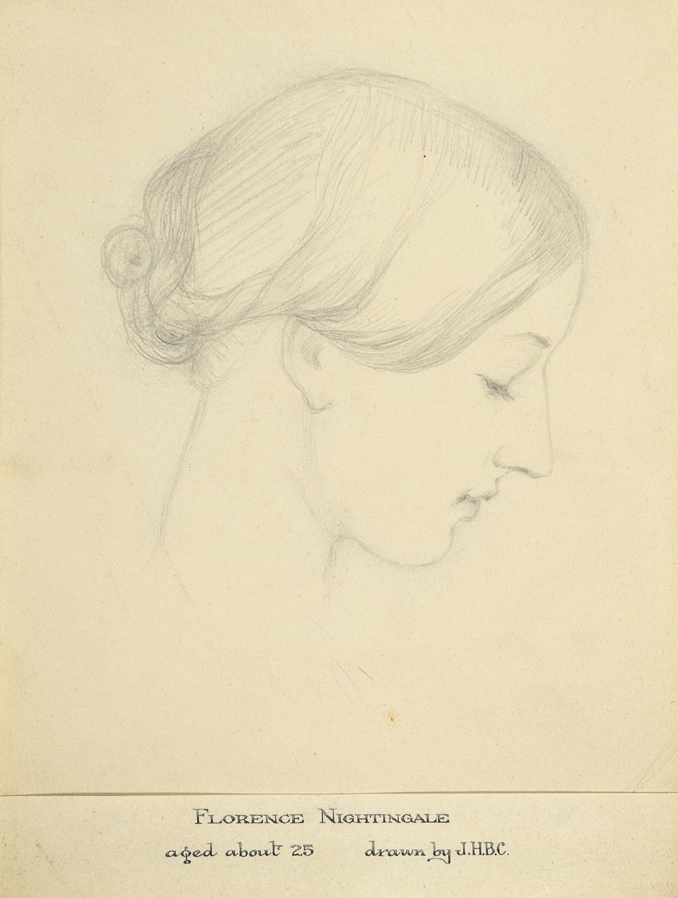 Florence Nightingale Aged About 25 by Hilary Bonham Carter