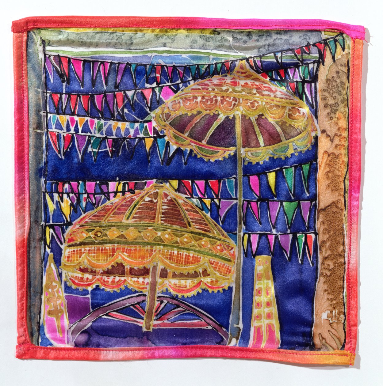 Balinese parasols, 2005 by Hilary Simon
