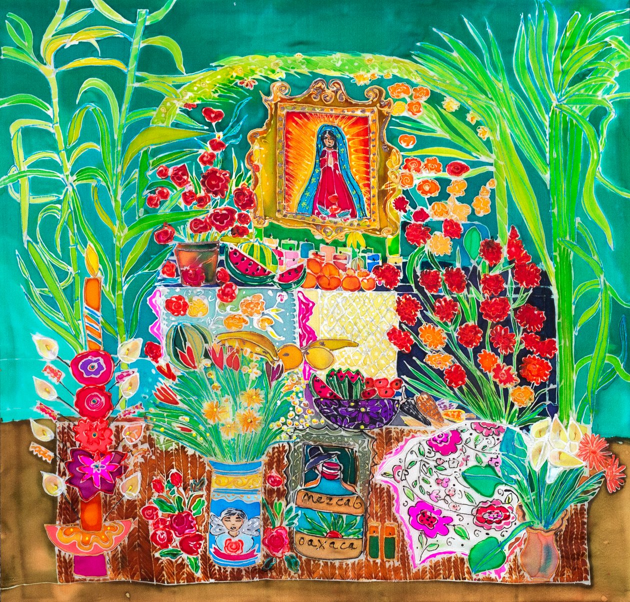 Shrine, Day of the Dead, Oaxaca by Hilary Simon