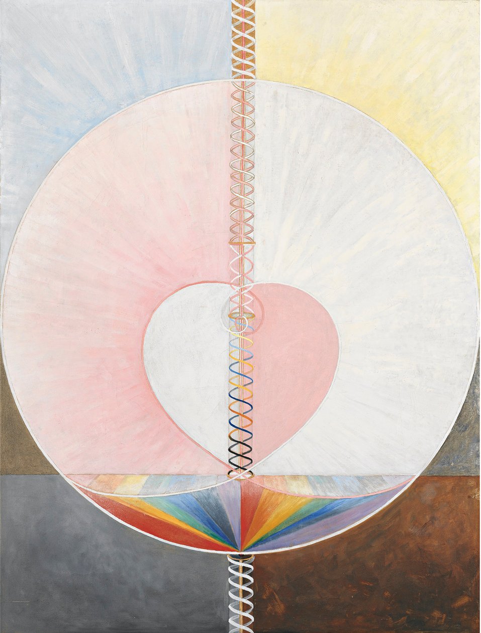Group IX/UW, No. 25, The Dove, No. 1 by Hilma af Klint