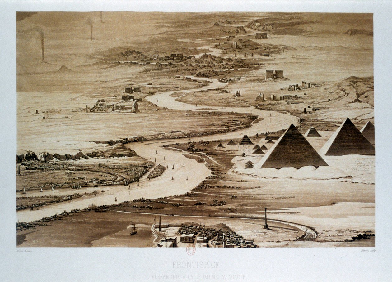 From Alexandria to the Second Cataract, Egypt, 1841 by Himely