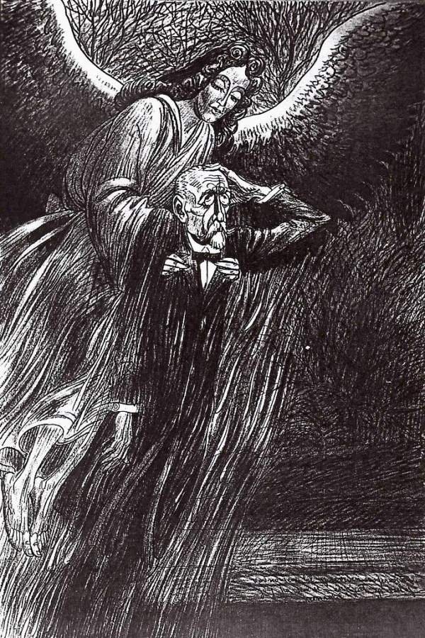 Angel Takes Ivan Hribar to Heaven by Hinko Smrekar