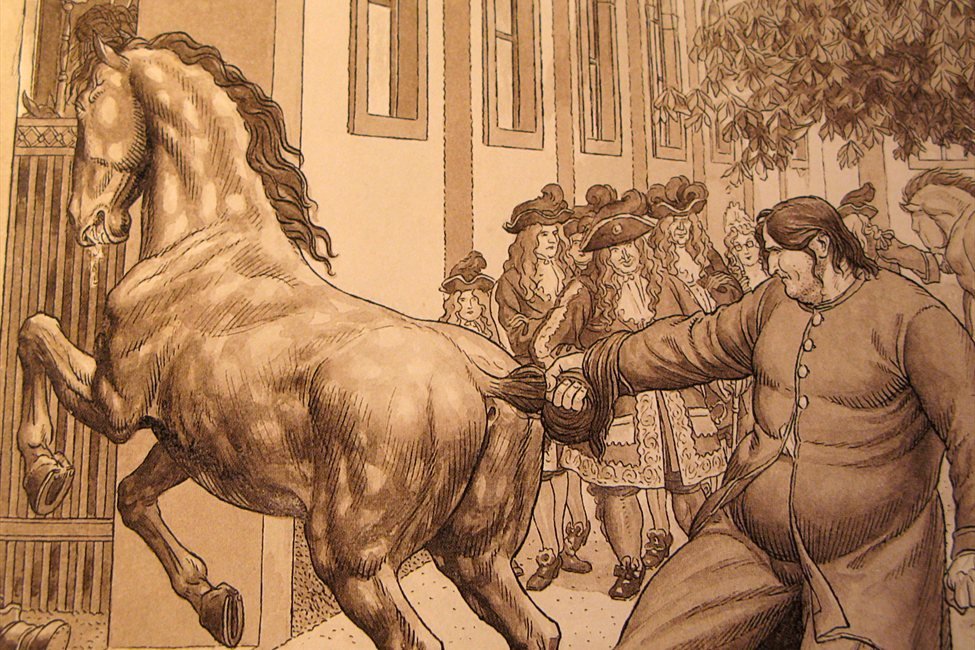 Illustration for the Book Martin Krpan by Hinko Smrekar