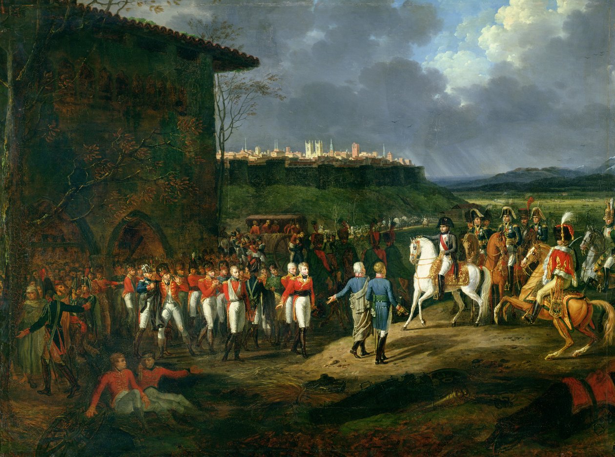 The English Prisoners at Astorga Being Presented to Napoleon Bonaparte by Hippolyte Lecomte