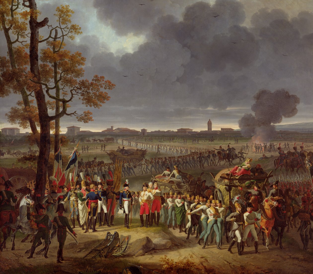 The Second Siege of Mantua by Hippolyte Lecomte