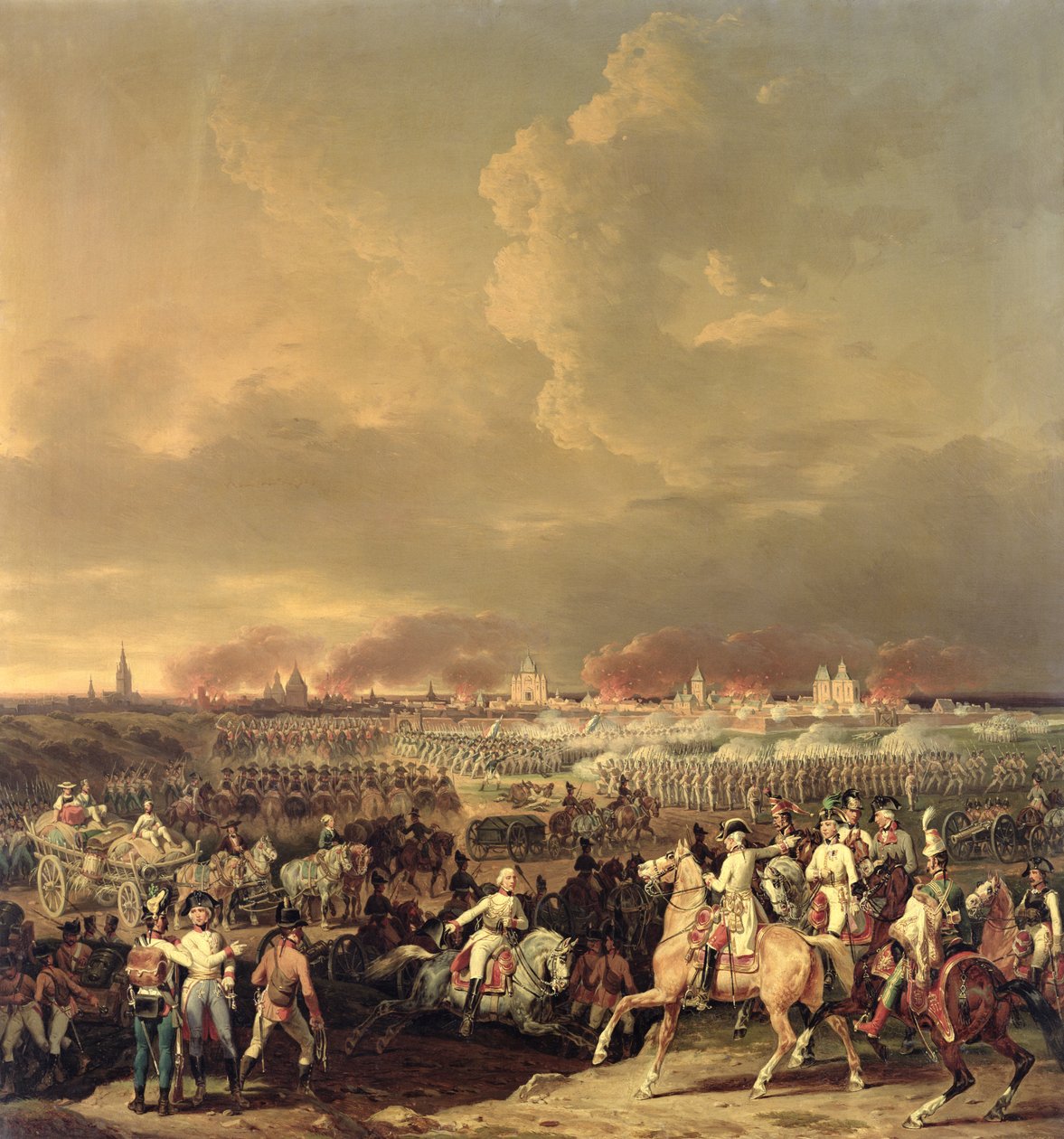 The Siege of Lille, 8th October 1792 by Hippolyte Lecomte