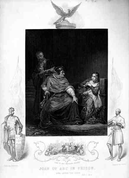 Joan of Arc in Prison, Act III, in Henry VI, by William Shakespeare by Hippolyte Delaroche