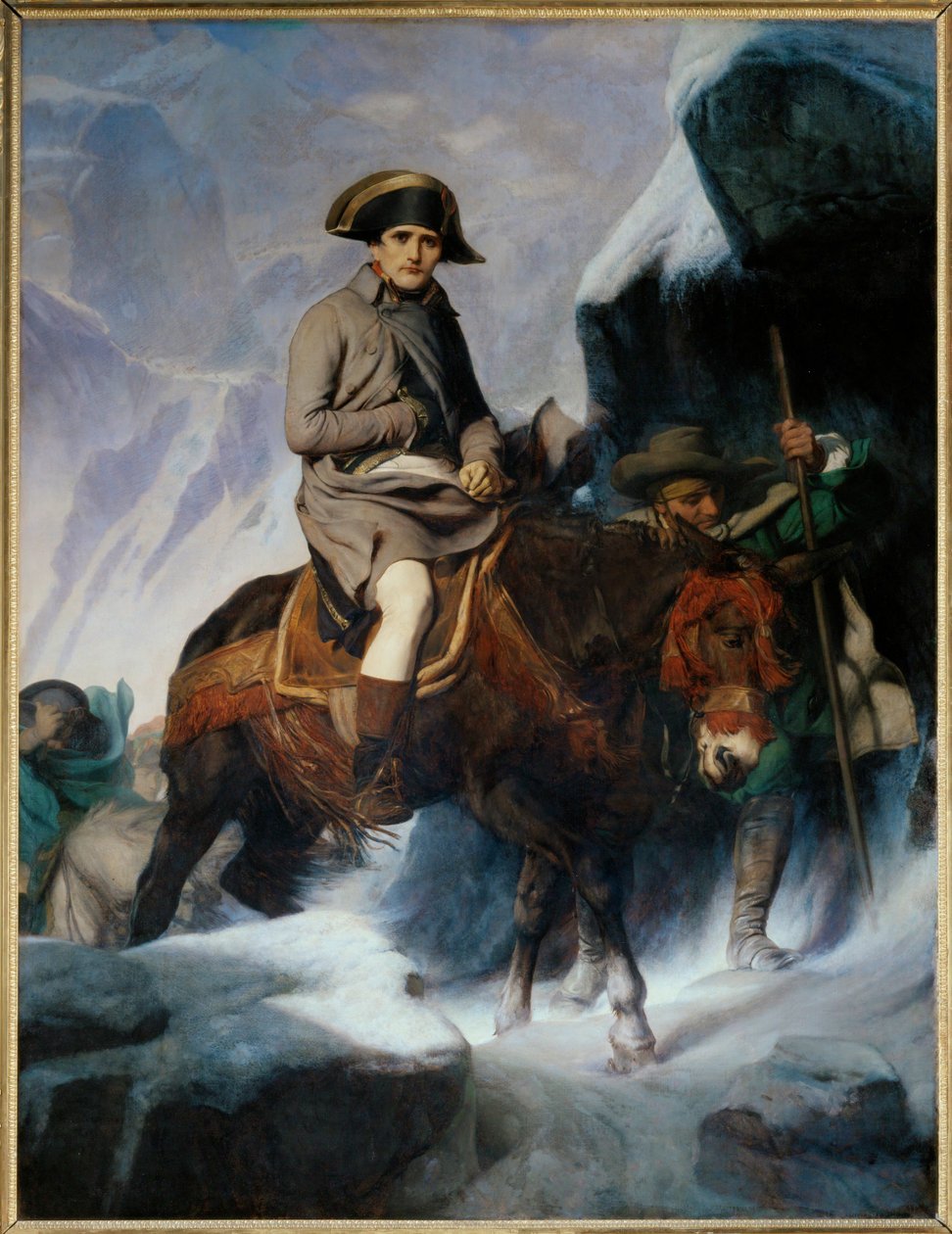 Bonaparte Franchissant les Alpes by Hippolyte (1797 1856) Delaroche