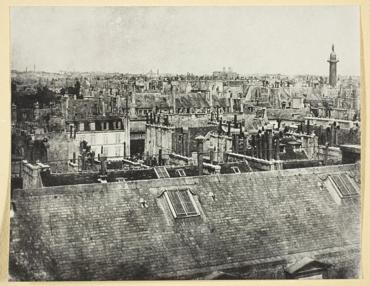 The Roofs of Paris (View of Castiglione Street?) by Hippolyte Bayard