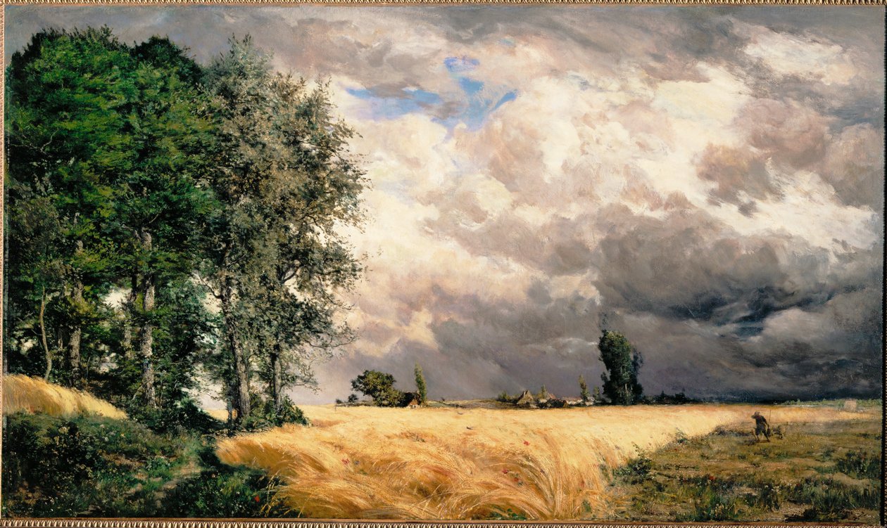 Approaching Thunderstorm by Hippolyte Boulenger