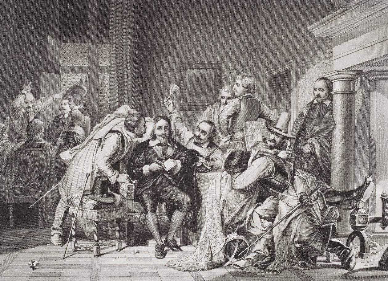 Charles I in the Guard Room Insulted by Oliver Cromwell