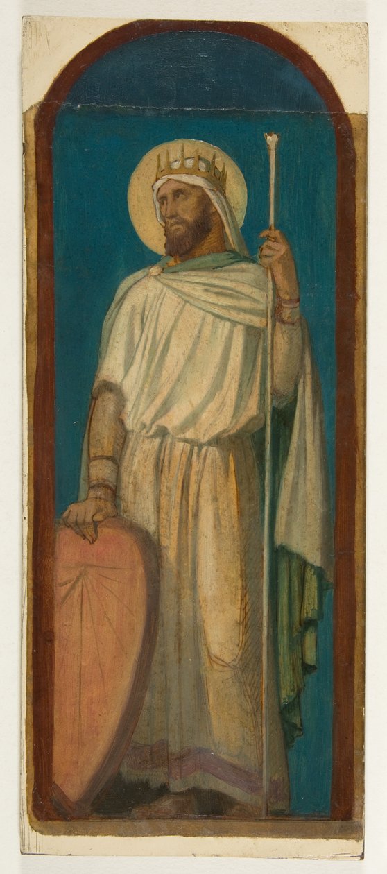 Hezekiah, King of Judah by Hippolyte Flandrin