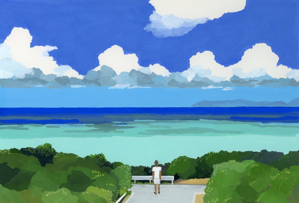 The Sea of Okinawa, 2016 by Hiroyuki Izutsu