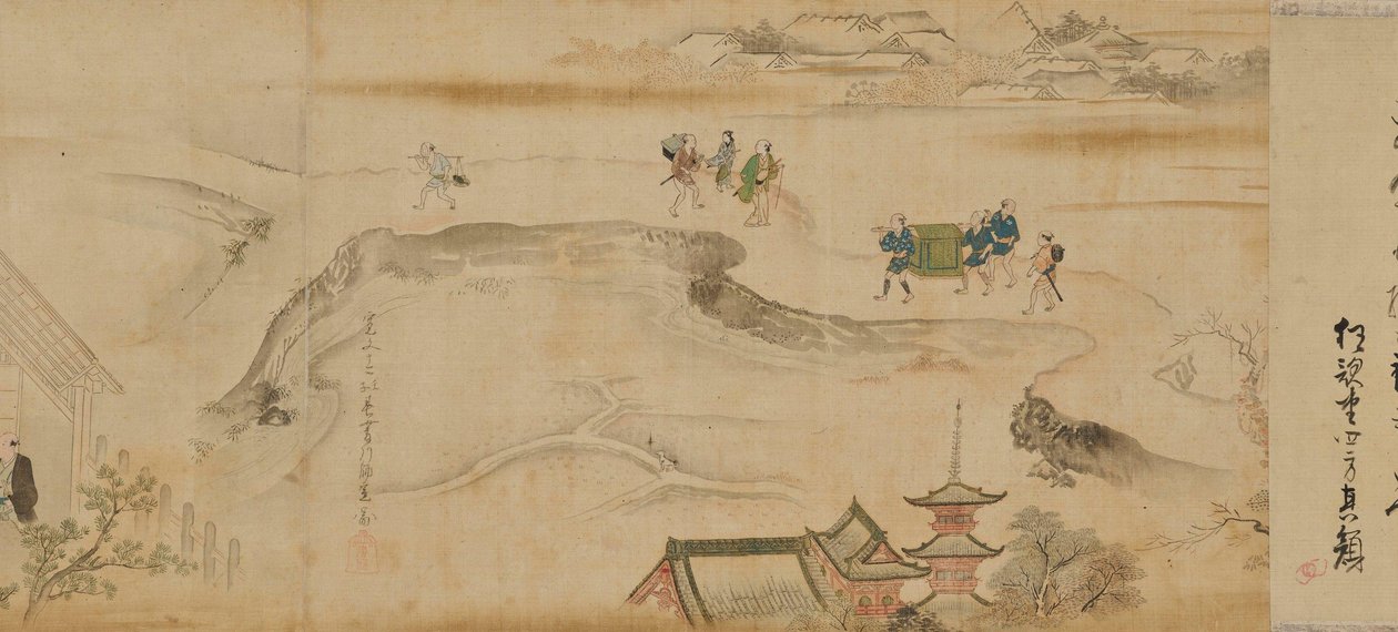 Scenes from the Theaters and the Yoshiwara Pleasure Quarters by Hishikawa Moronobu