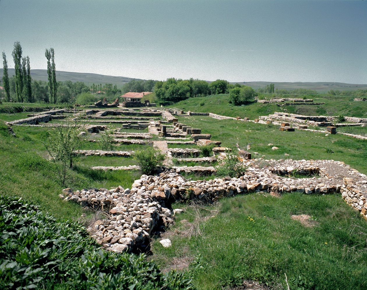 View of the ruins of the site by Hittite Hittite
