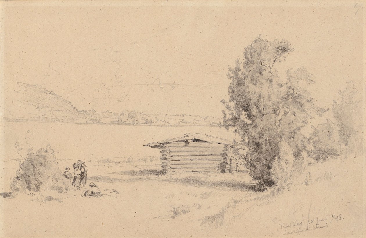 Lakeside View from Suolijärvi by Hjalmar Munsterhjelm