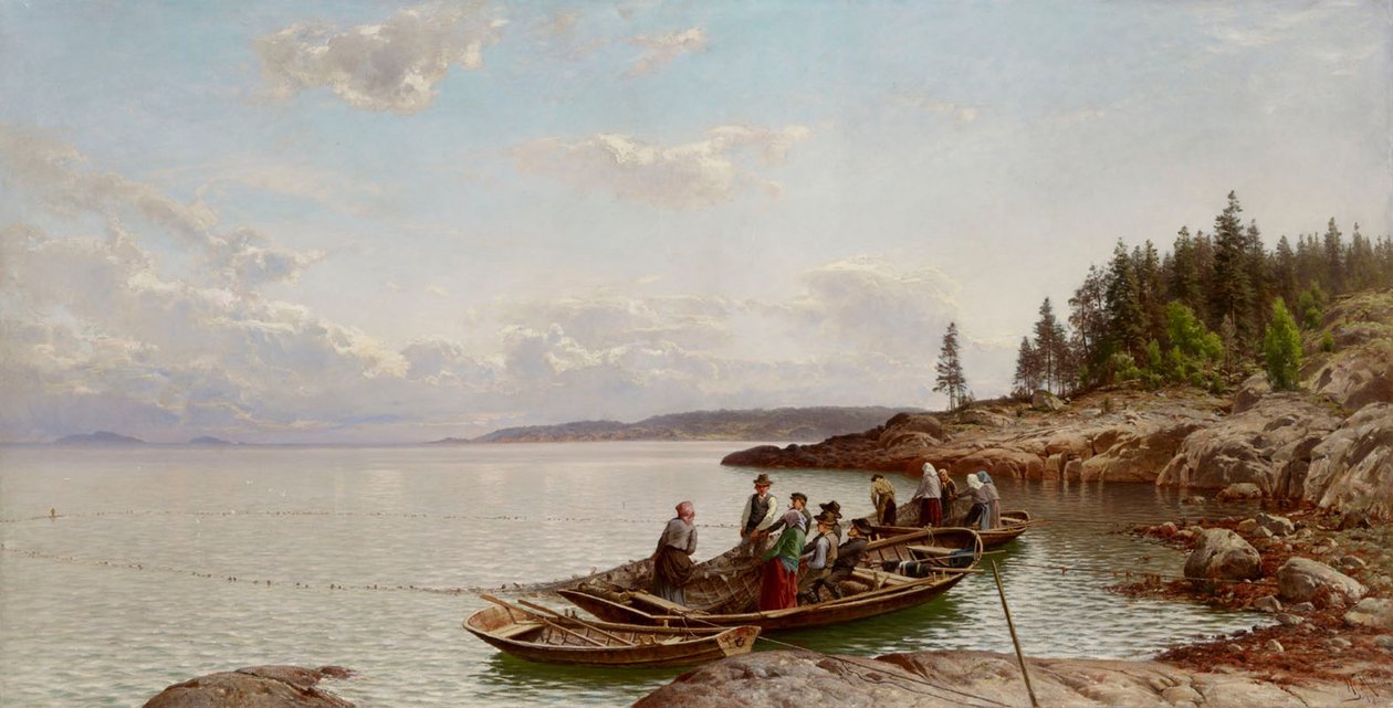 Morning in the Finnish Archipelago by Hjalmar Munsterhjelm