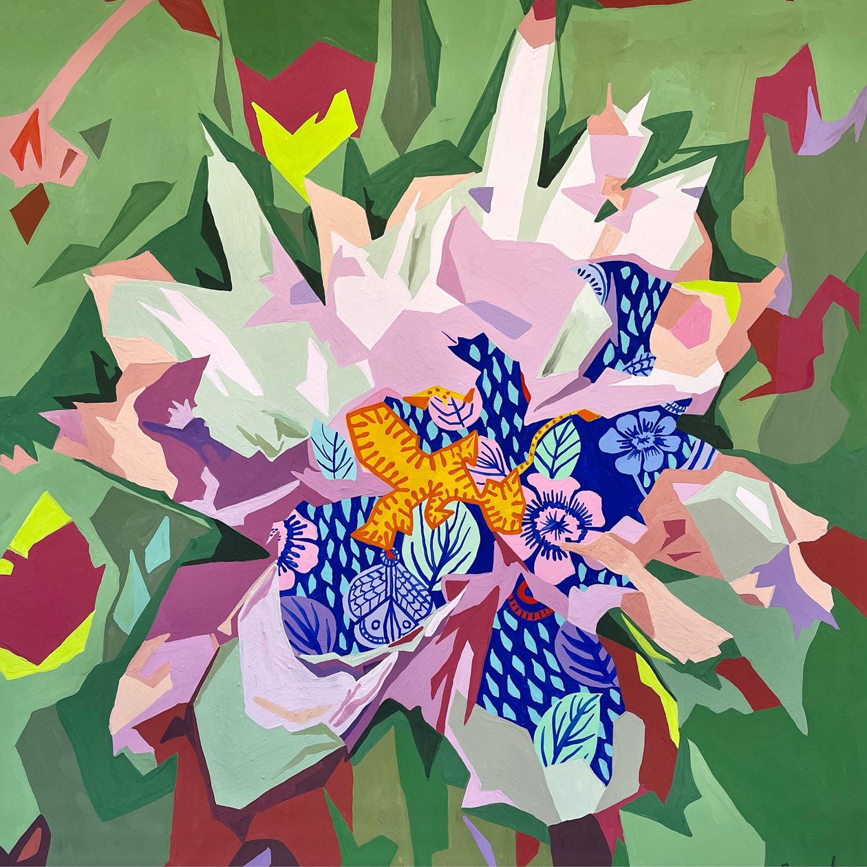 Floral Abstract #2, 2023 by Holly Boruck