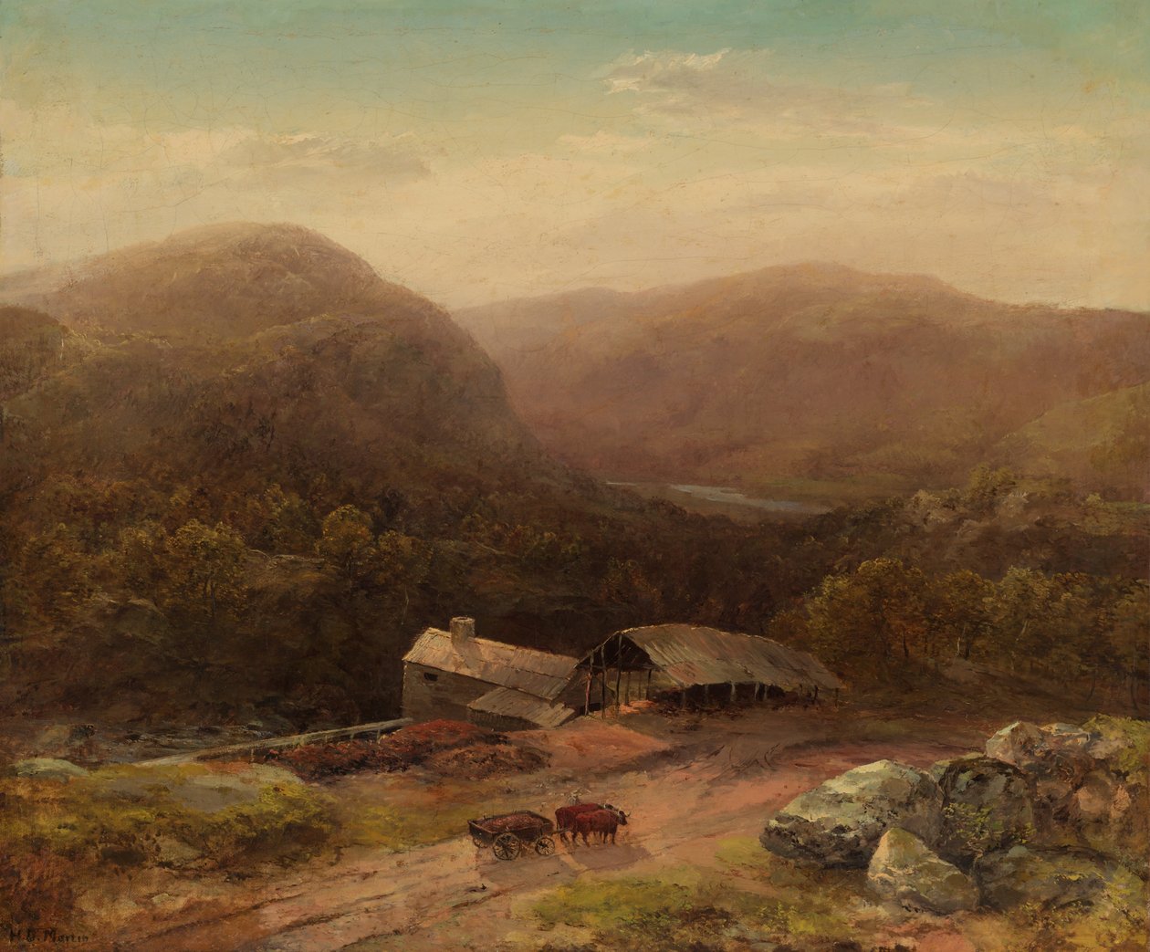 In the Housatonic Valley, late 1850s by Homer Dodge Martin