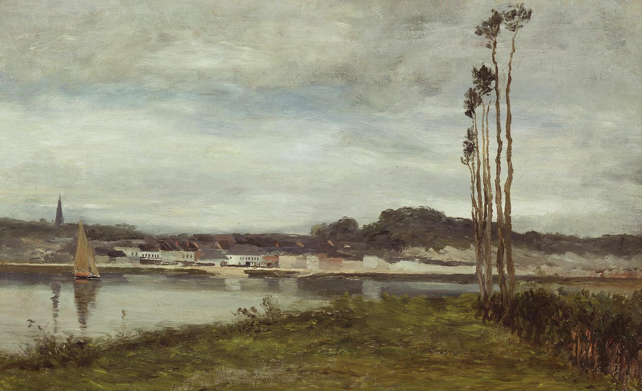 On the Seine, c. 1895 by Homer Dodge Martin