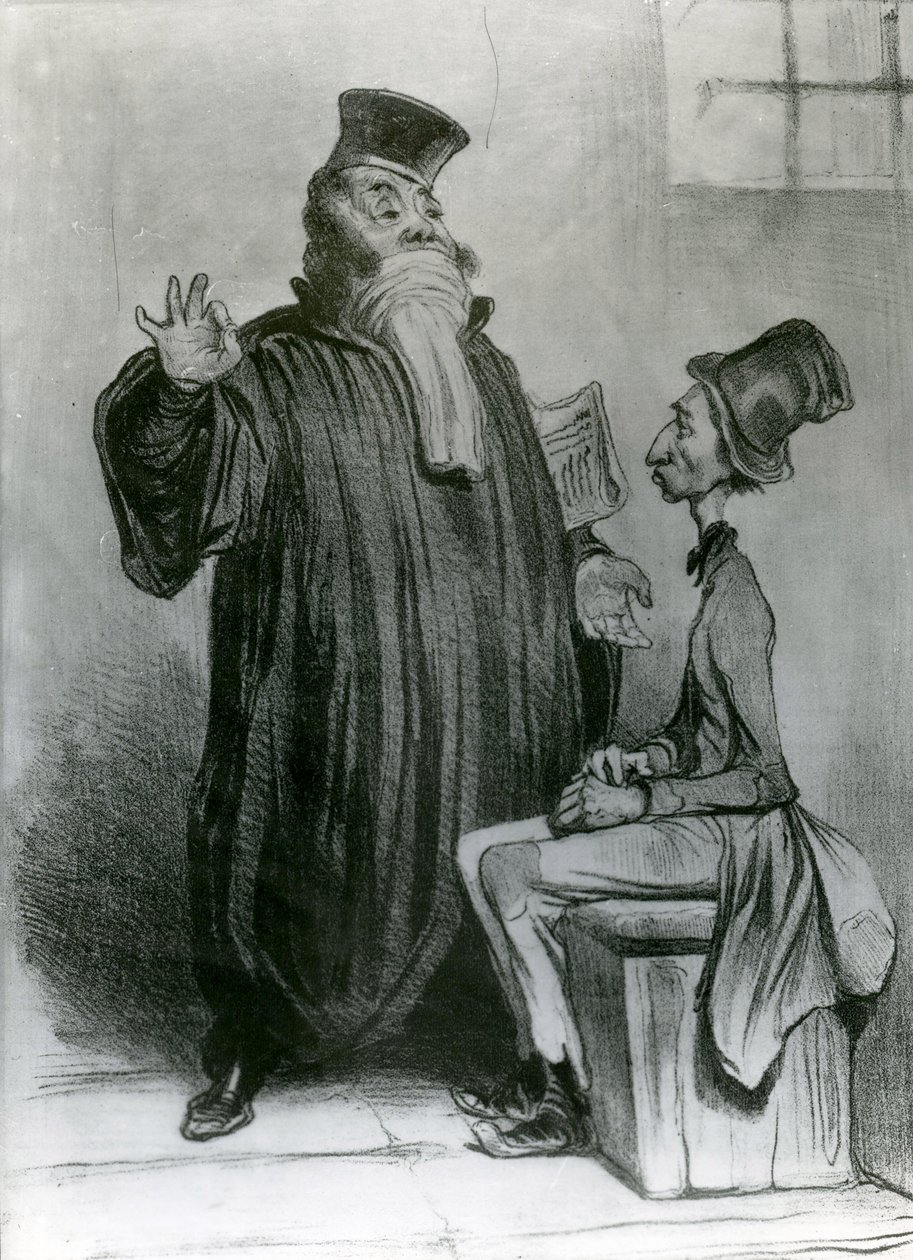 Robert-Macaire Avocat, 1836 by Honoré Daumier
