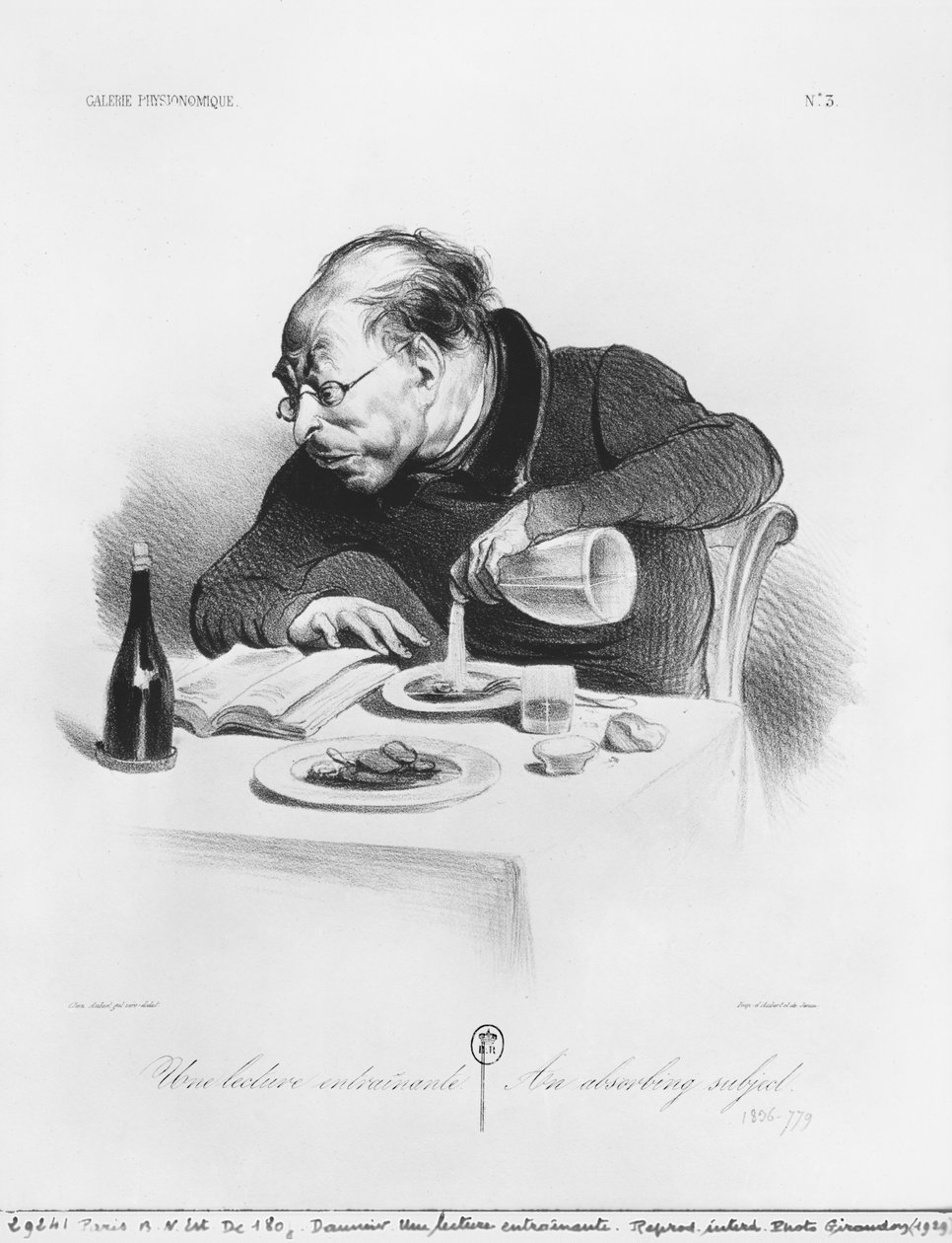 An absorbing subject, plate 3, illustration from 