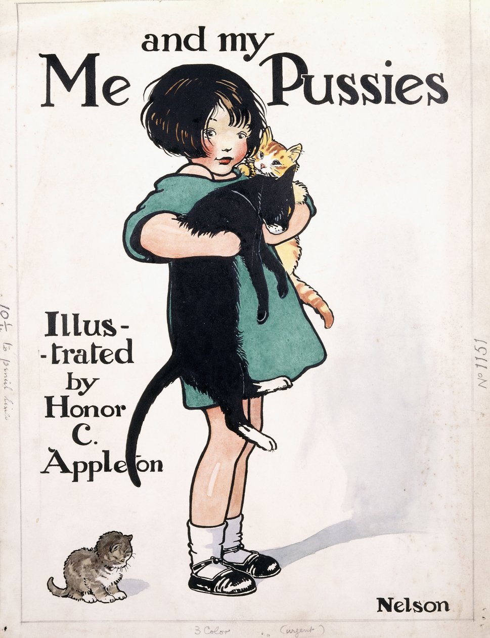 A Front Cover Design for Me and My Pussies by Honor Charlotte Appleton