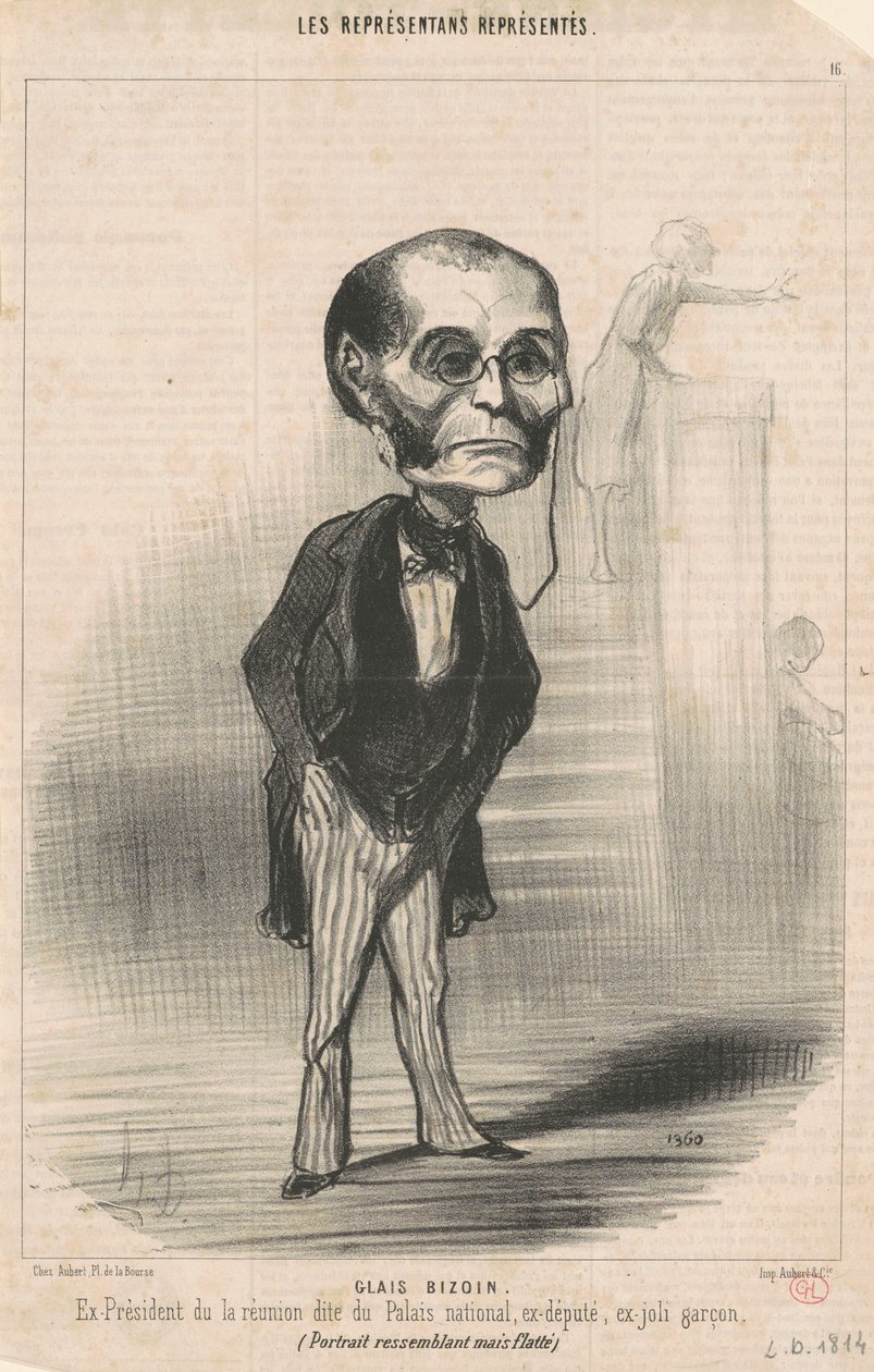 A.O. Glais-Bizoin by Honoré Daumier